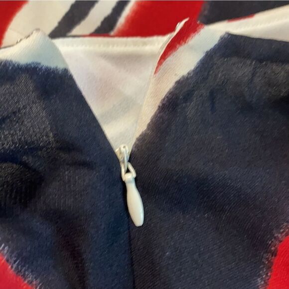 Lafayette 148 New York 100% Silk Black Red Tan Long Flowy Skirt Women Size 4 - Picture 10 of 15